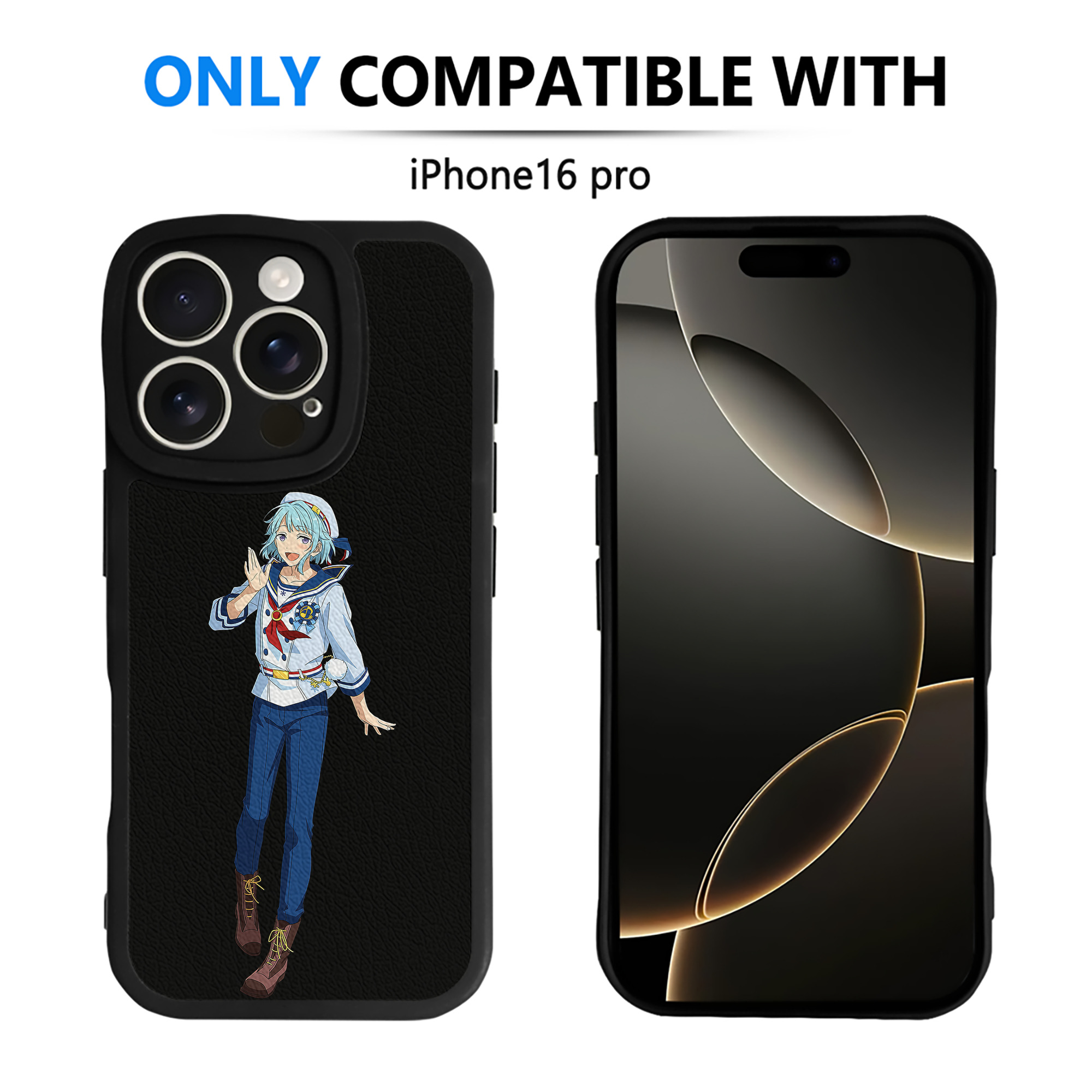 （画像用） あんさんぶるスターズ! Ensemble Stars 【iPhone 16シリーズ対応】シリコンスマホケース（レザー調） 材質：シリコン